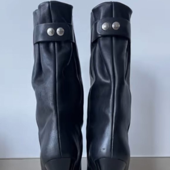 AMAZING CONDITION Isabel Marant Lakfee Leather Black Boots - Picture 6 of 6